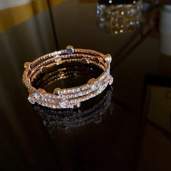 Rose Gold Studded Bracelet