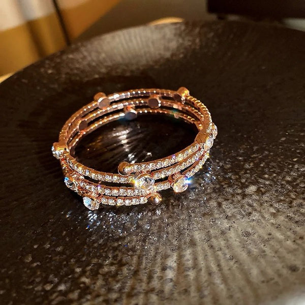 Rose Gold Studded Bracelet