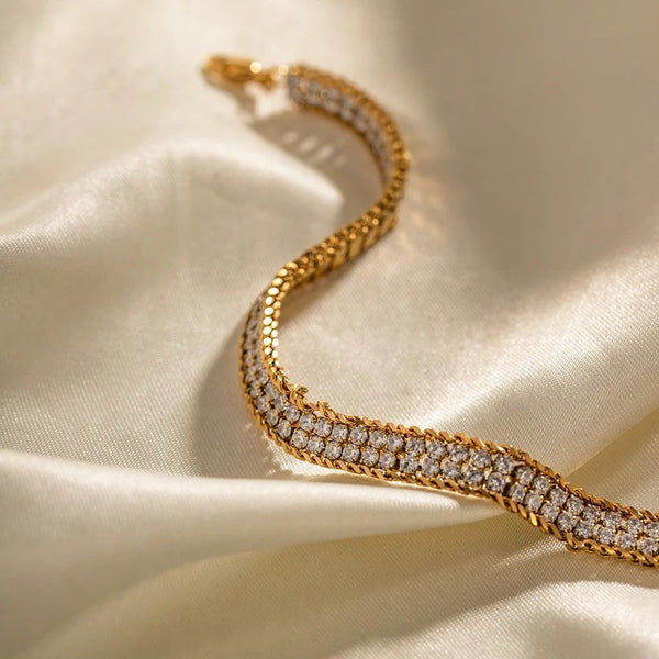 18K Gold Plated Agnes Bracelet