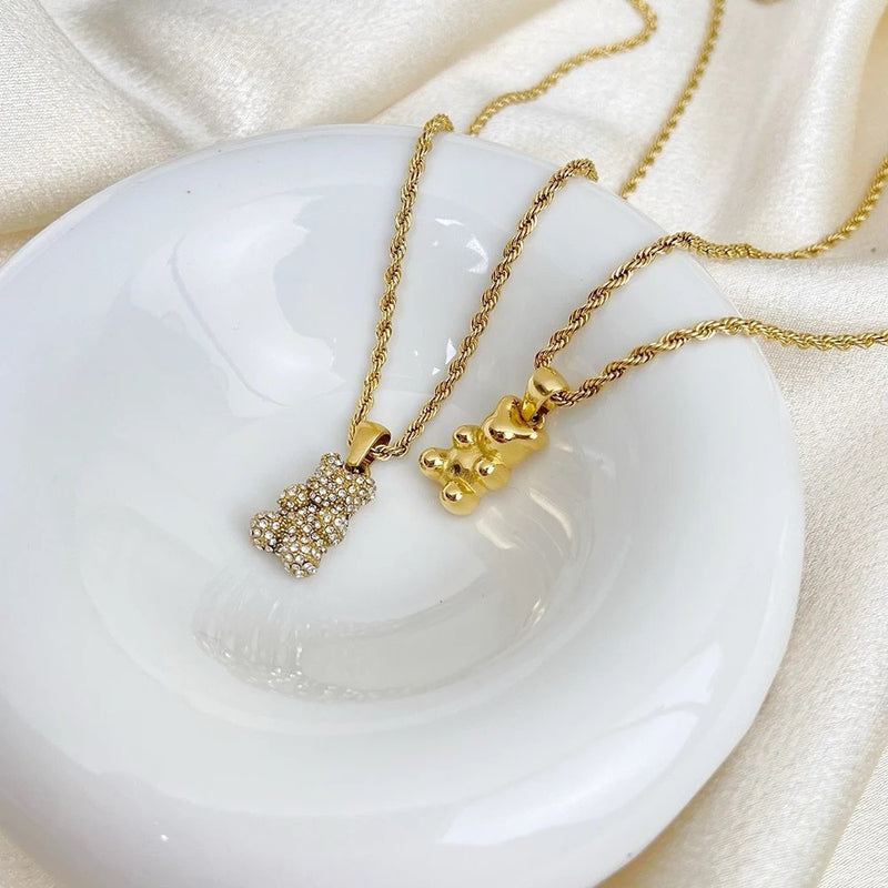 18k Gold Plated TeddyCore Necklaces