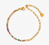 18K Gold Plated Paperclip Bracelets