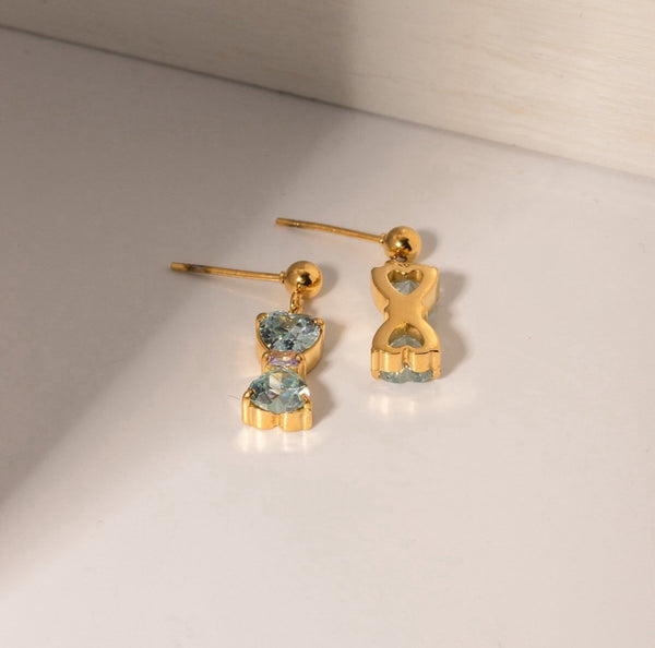 18K Gold Plated Vibrant Bow Drops