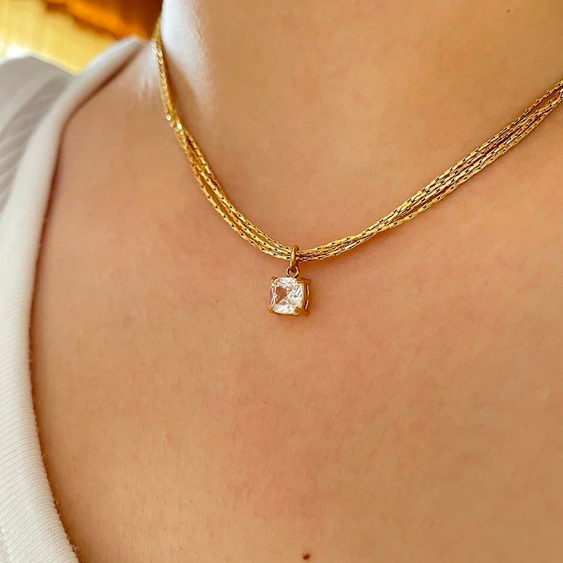 18K Gold Plated Iha Necklace