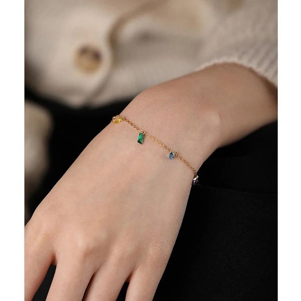 18K Gold Plated Rainbow Bracelet