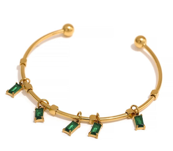 18k Gold Plated Droplet Bracelets