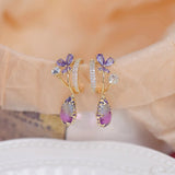 Gradient Butterfly Hoops