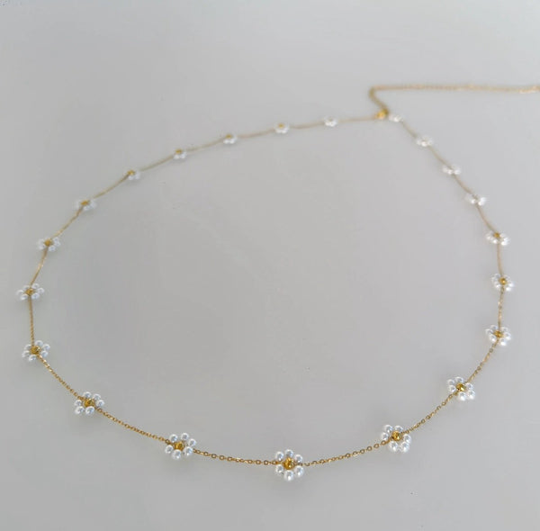 18K Gold Plated Dainty Floral Waist Chain