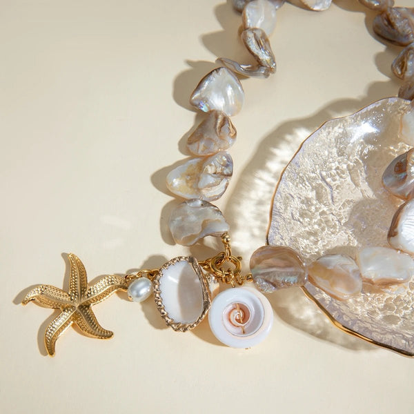 Starfish Shell Choker