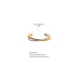 18K Gold Plated Crossfit Bangle