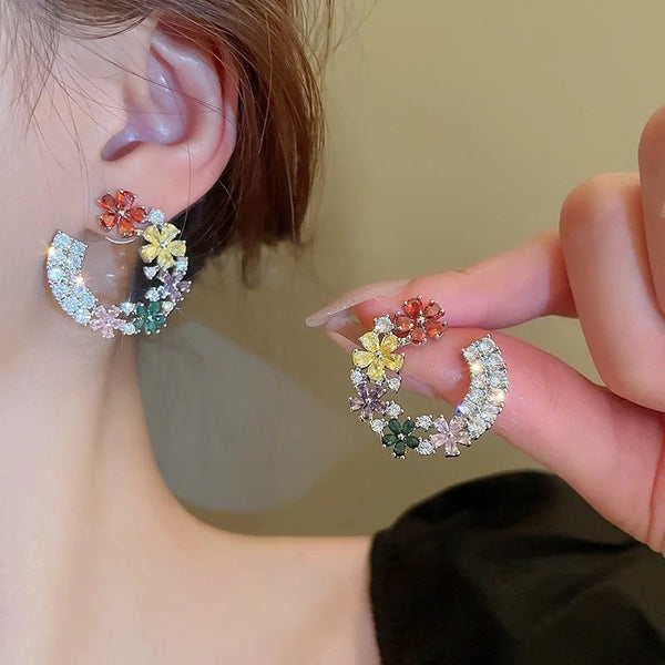 Floral Wreath Studs