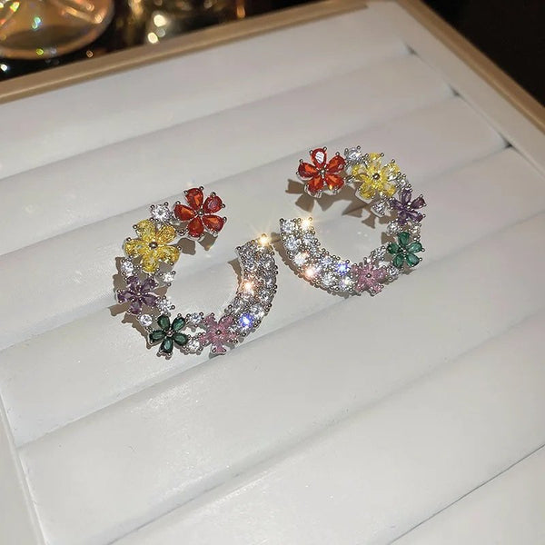 Floral Wreath Studs