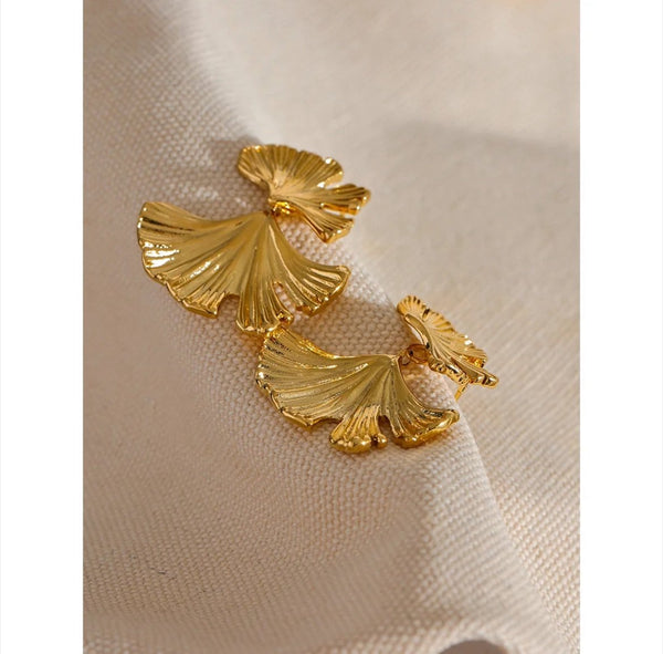 18k Gold Plated Sienna Statement Earrings