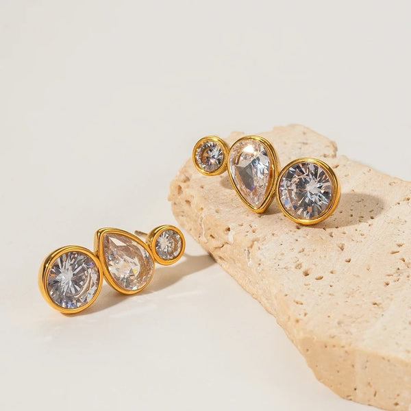 18K Gold Plated Hayami Earrings